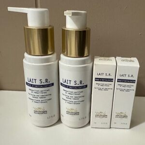 Biologique Recherche Lait S.R. Cleanser - 2x travel size 1.7 oz. Plus 2 samples